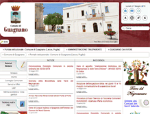 Tablet Screenshot of comune.guagnano.le.it